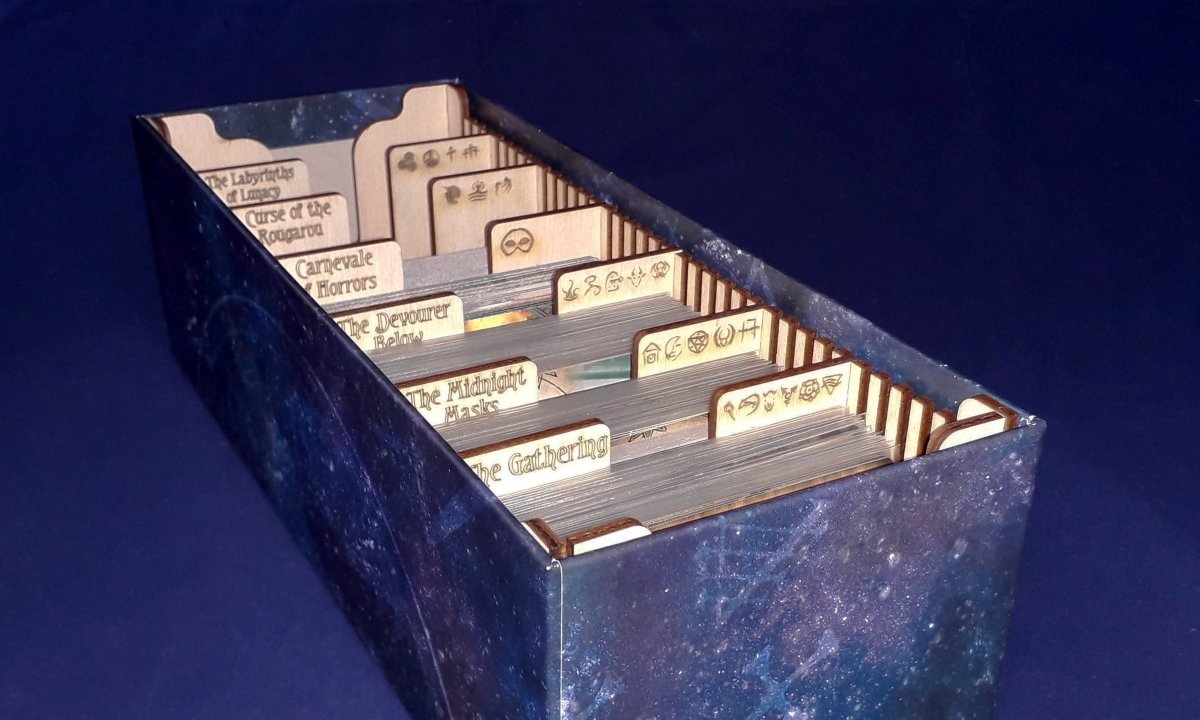 Arkham Horror LCG - Deluxe Expansion Box Organizer - Fancy But Functional