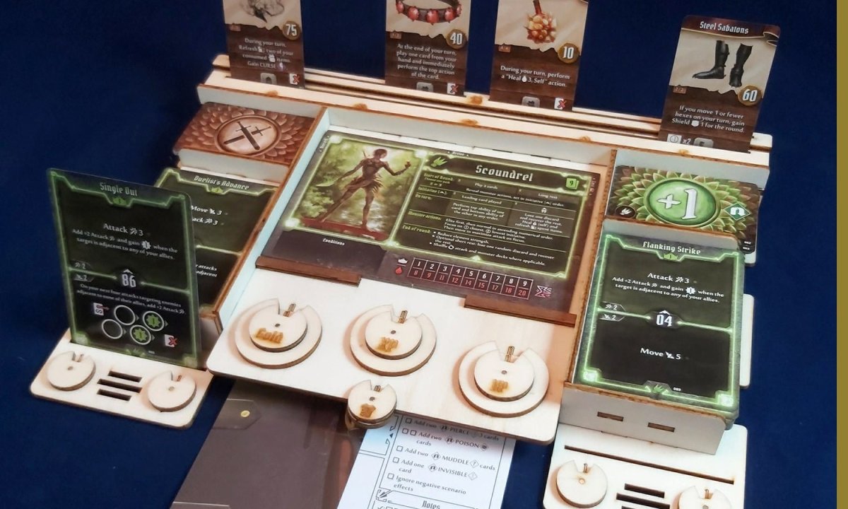 Gloomhaven (and Frosthaven) Player Dashboard - Fancy But Functional