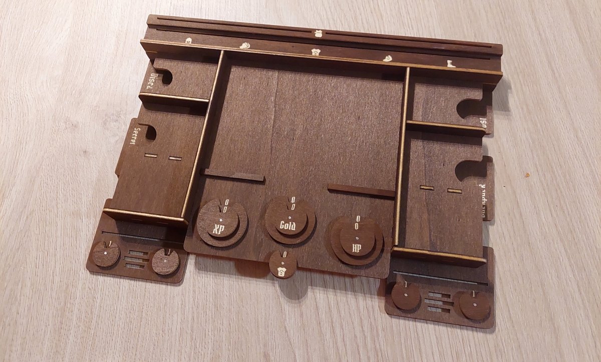 Gloomhaven (and Frosthaven) Player Dashboard - Fancy But Functional