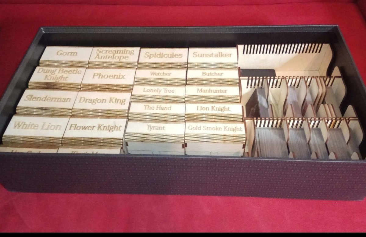 KDM Premium Box Organizer (All Expansions + Base Game) - Fancy But Functional