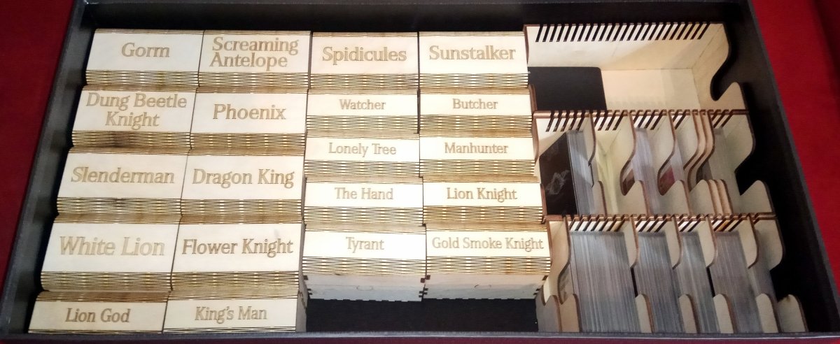 KDM Premium Box Organizer (All Expansions + Base Game) - Fancy But Functional