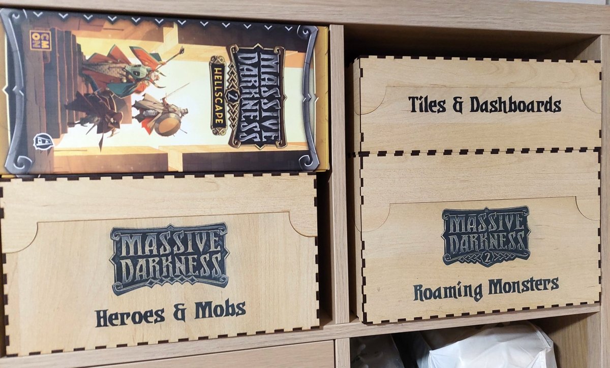 Massive Darkness 2 Heroes & Mobs Box - Fancy But Functional