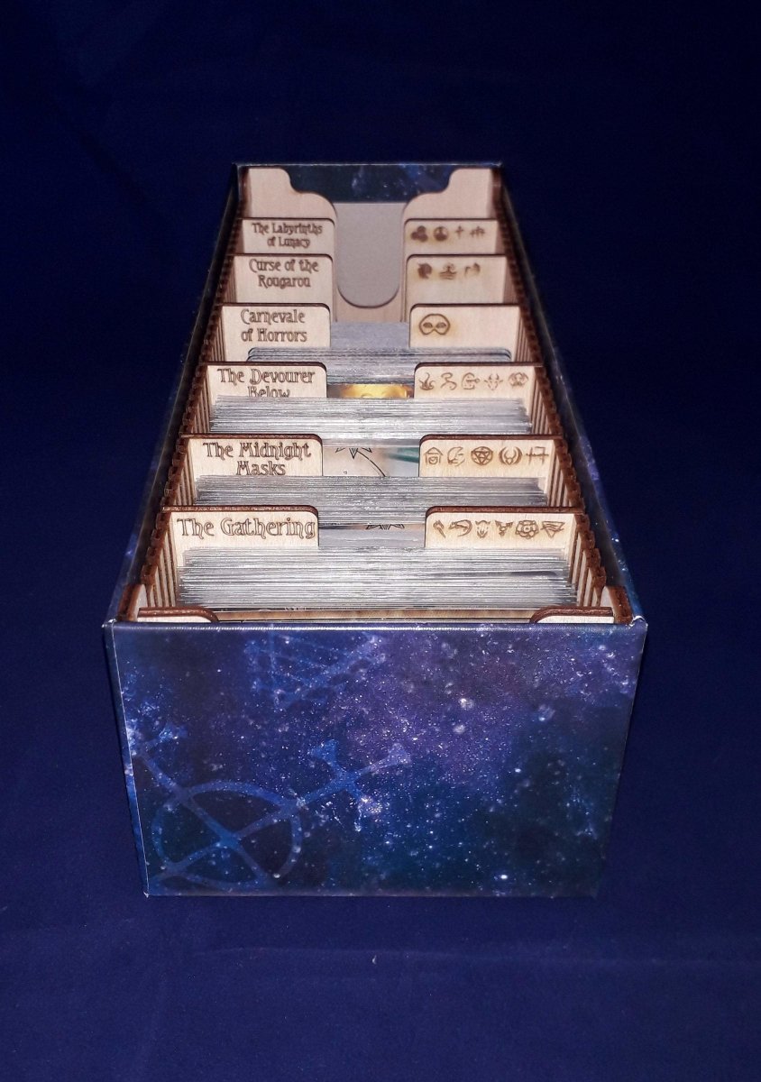 Arkham Horror LCG - Deluxe Expansion Box Organizer - Fancy But Functional