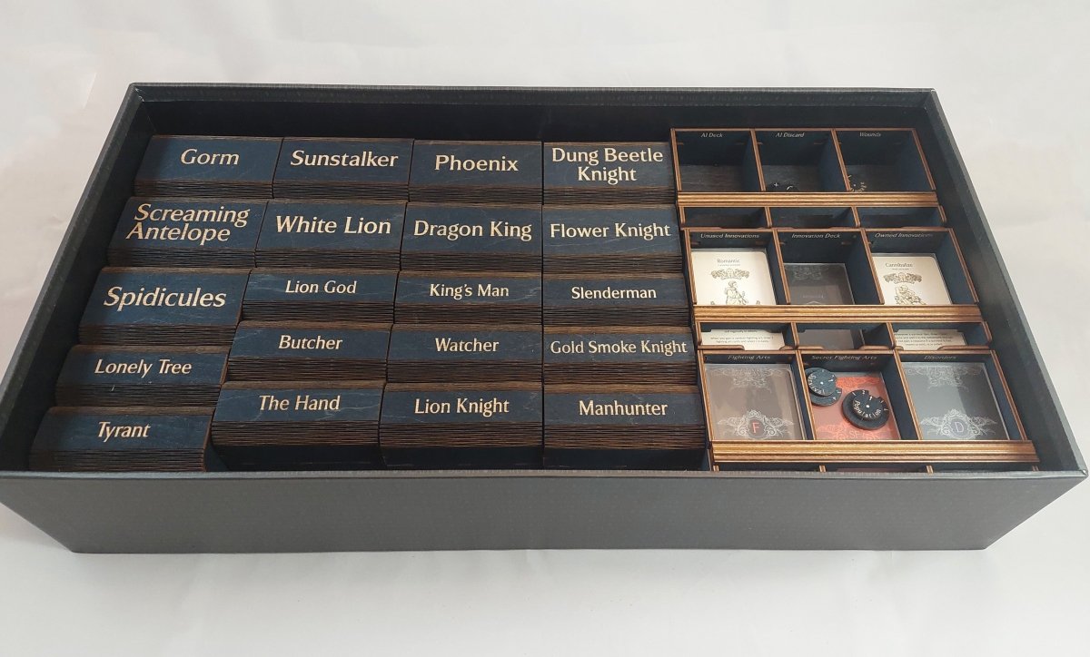 KDM Premium Box Organizer (All Expansions + Base Game) - Fancy But Functional