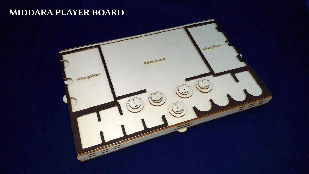 Middara Player Dashboard (3 - level) - Fancy But Functional